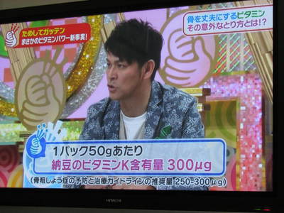 ビタミンC　B1　Kの話　ためしてがってん　NHK