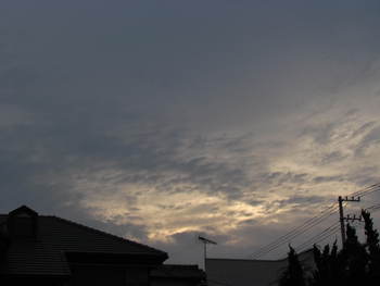夕方の風景　　　さぬき市自宅周辺