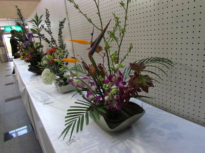 生け花展　三木町プラザ