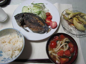 晩ご飯　　自宅