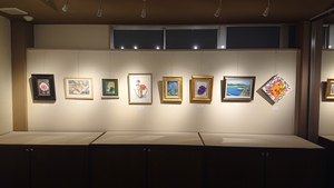香川県美術家協会チャリティー小品展 本日初日です！