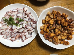 明石の蛸を