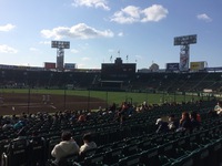 試合前の甲子園