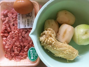 蓮根メインのお昼ごはん