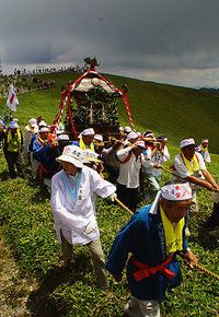 剣山の夏祭り