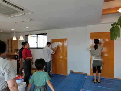 「塗り壁教室」開催しました！！