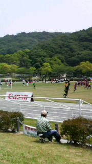 今日はサッカー