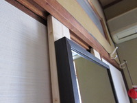 リハビリ用の鏡の取り付け