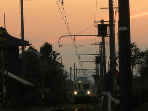 今日のゆうひ＆ゆうやけと電車
