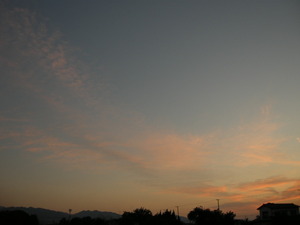今日の夕焼け～流れ☆～