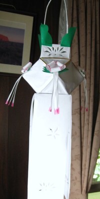 灯篭作りに挑戦
