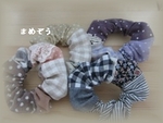 ハギレでシュシュ♪
