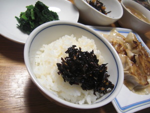 日高昆布でご飯モリモリ♪パワーアップ