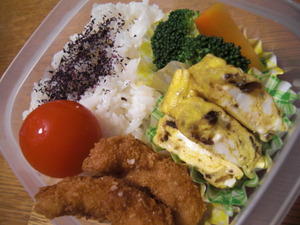 しそわかめ卵焼き