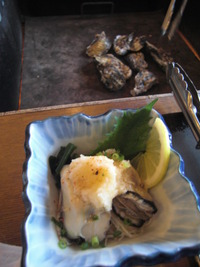 牡蠣焼き