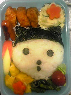 試験の結果と以前のキャラ弁