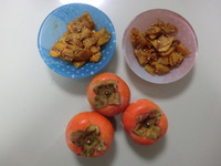 柿と手羽先☆