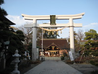 田村神社で祈祷
