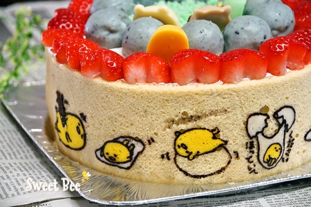 Sweet Bee 香川県 高松市 アイシングクッキー ケーキポップス カップケーキ フラワーケーキ スイーツデコレーション教室 販売 誕生日ケーキ すみっこぐらし ぐでたまver
