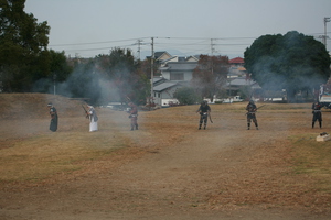 23,香南で行われた、「抜刀」「火縄銃」