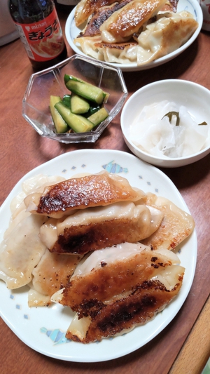 手作りギョーザ