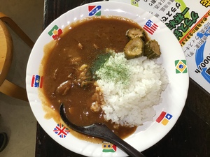 「かしわカレー」復活しました‼️