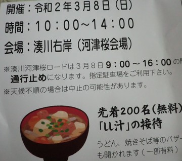 　　河津桜・・・・