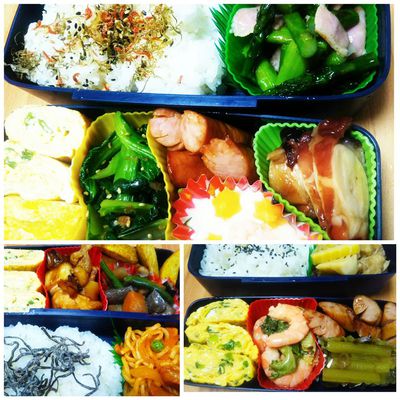 最近のお弁当