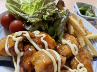 チキンの甘酢照り焼き