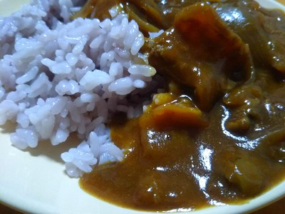 スジ肉カレー(^▽^)o