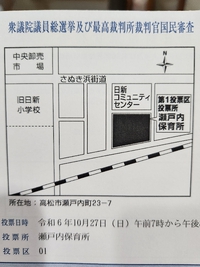 清き一票を！