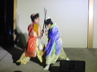 石あかりでのイベント④ショー