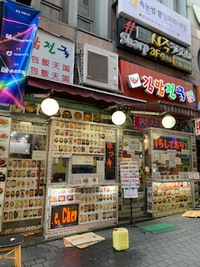 明洞でモーニング！