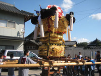 ☆昼の太鼓台、夜の太鼓台☆