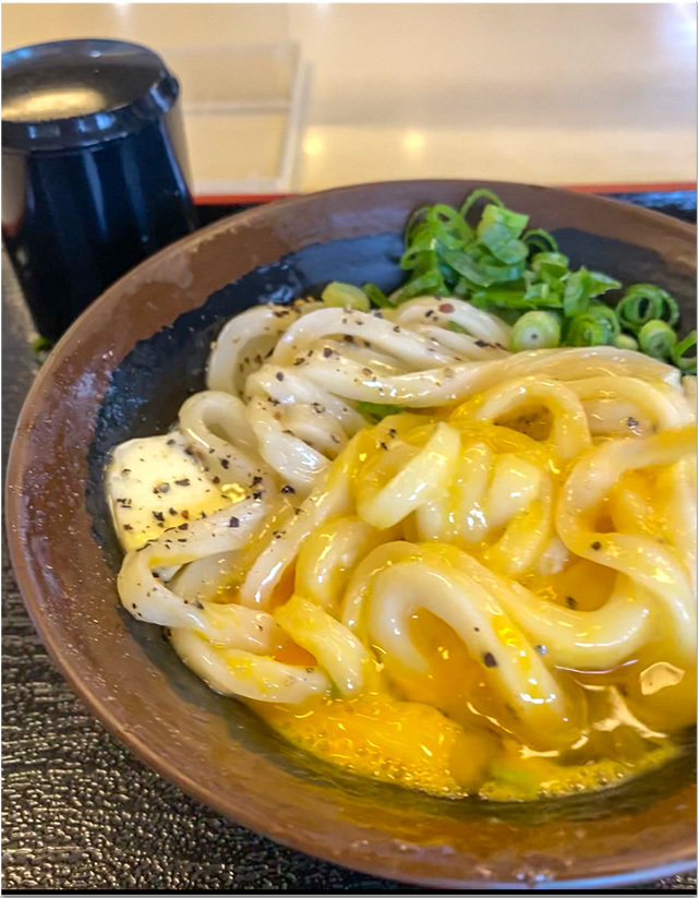 L が食べたもん 釜バターうどん バカ一代