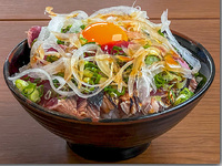 鰹のたたき丼 藤原鮮魚店 四万十町
