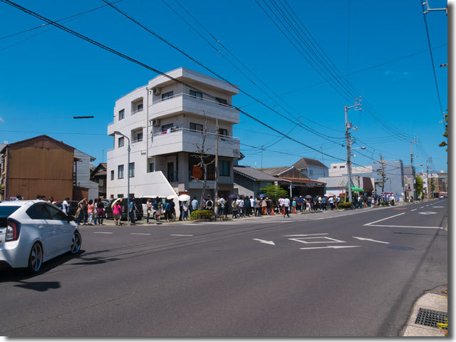 2017 GWうどん屋混雑情報　５月４日