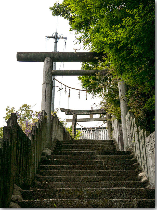 カフェジャルダンと藤尾神社