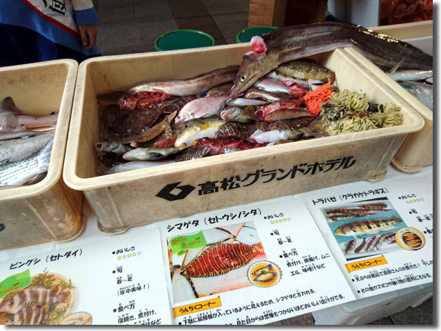 さぬき海の幸販売促進協議会主催のお魚マルシェ