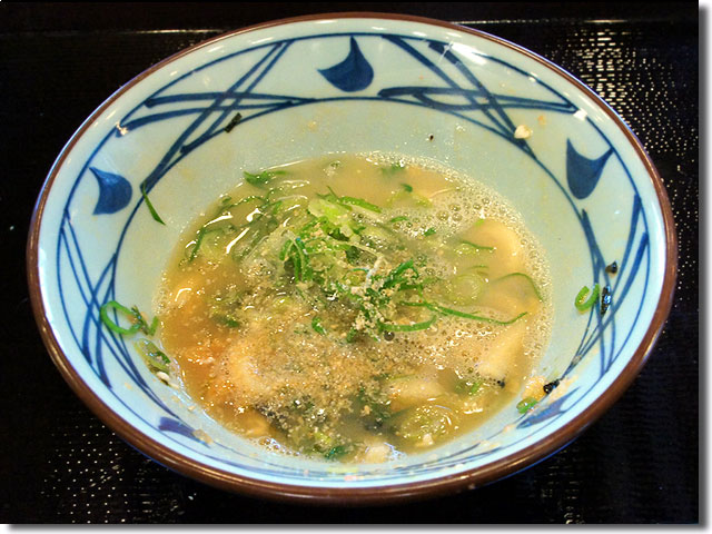 絶品釜玉スープ＠丸亀製麺