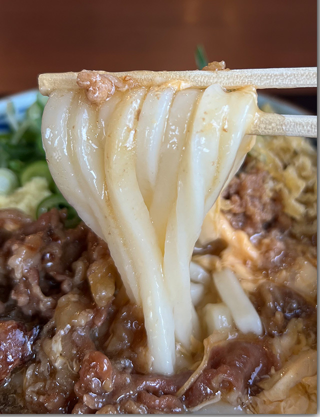 肉がさね玉子あんかけうどん 丸亀製麺