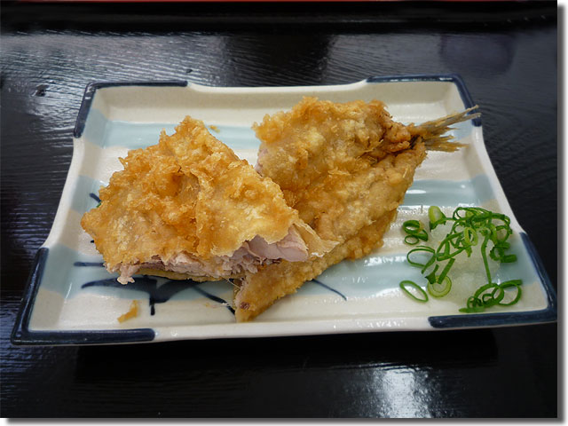 うどん雅や　鰯天ぷら