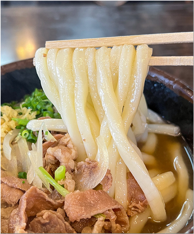 L＾} が食べたもん:肉うどん 枡うどん