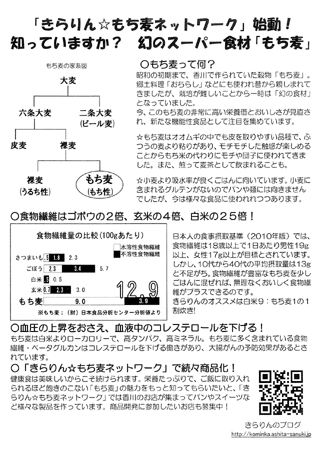 もち麦ネットワーク　一福