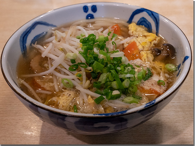 大根つきうどん