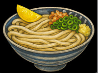 ぶっかけ温もお勧め　めんや七福本店
