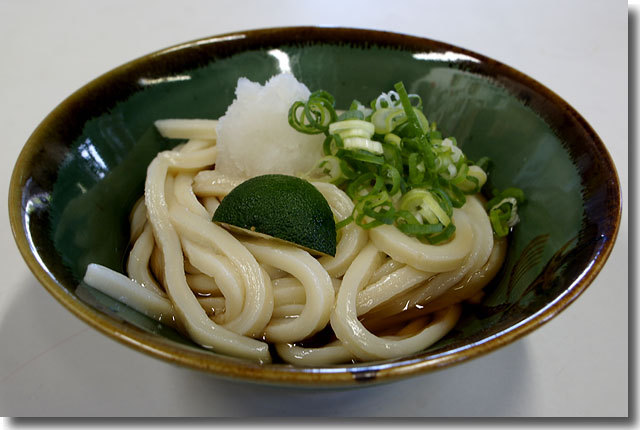 二種類のかき揚げが乗ったうどん