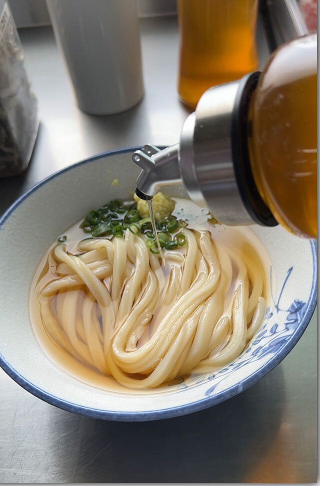 スダチ冷や掛け 手打ち麺や大島