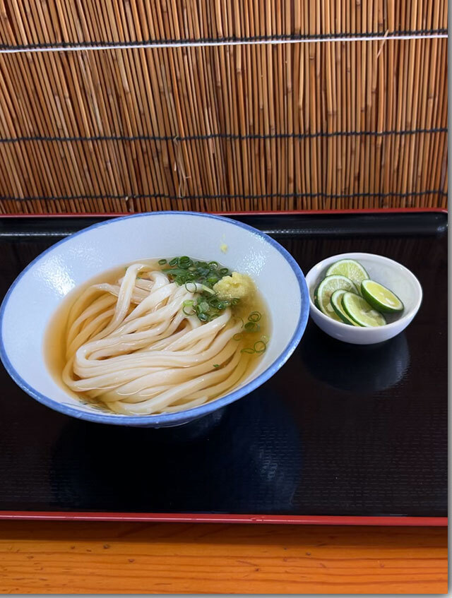 スダチ冷や掛け 手打ち麺や大島