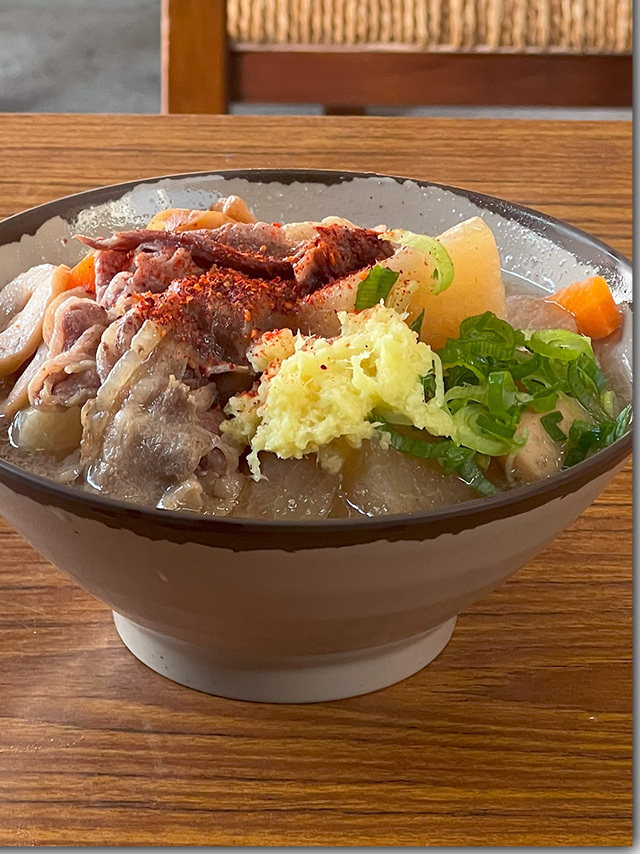 牛肉しっぽく 上田製麺所